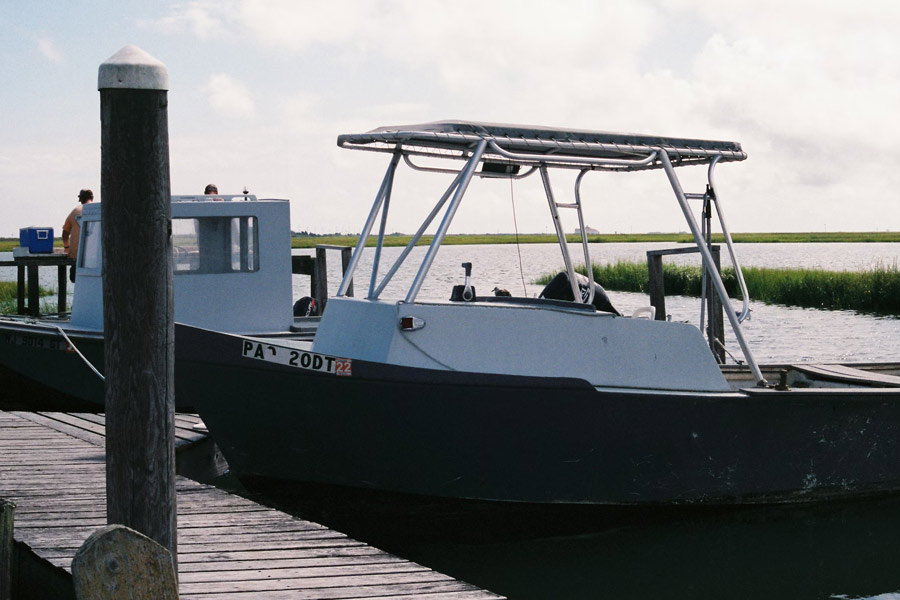 New Jersey fishing boat at dock